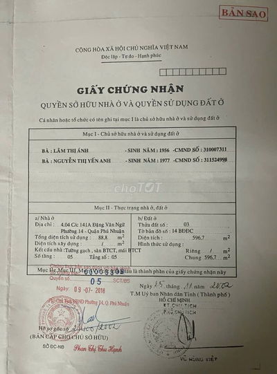 Chủ cần bán căn CC141A Đặng Văn Ngữ, diện tích gần 90m2, 2pn, 2nvs,