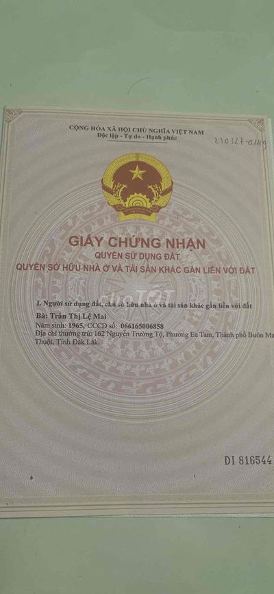 bán đất thổ cu