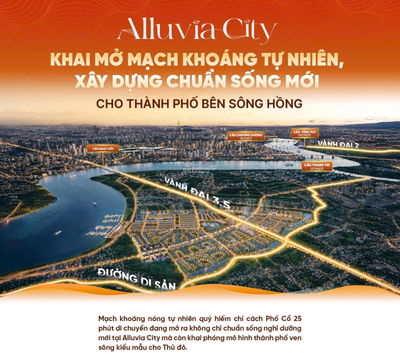 BÁN GẤP! Biệt Thự VEN SÔNG - ALLUVIA CITY. KĐT Sinh Thái 198ha. Vay 0% LS 24 tháng.