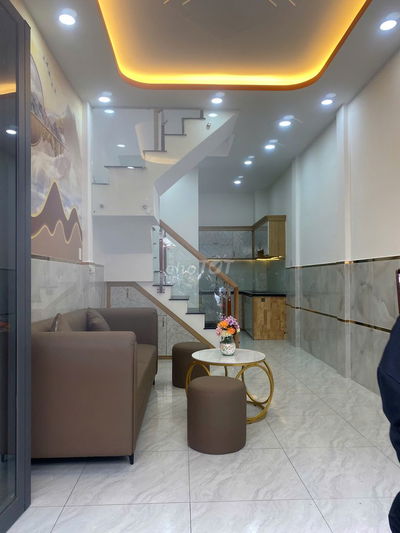 Bán nhà mới gần chợ Bà Hom, Bình tân, 90m2, 2 tầng, sân thượng