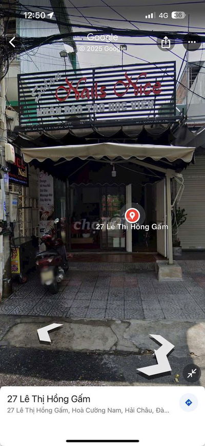 Bán đất mặt tiền đường Lê Thị Hồng Gấm