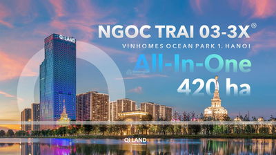 NHÀ HIẾM & ĐẸP ! Biệt thự song lập NT03-3X tại đảo Ngọc Trai nhỏ Vinhomes Ocean Park 1
