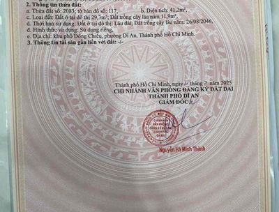 NHÀ MẶT TIỀN DT 41,2m2 ĐƯỜNG NHỰA THÔNG VỈA HÈ Ở GẦN ĐẶNG VĂN MÂY