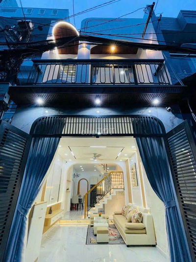 Cho thuê nhà phố đẹp hiện đại, 3pn2wc Ful nội thất, Lê Văn Thọ p8 GV