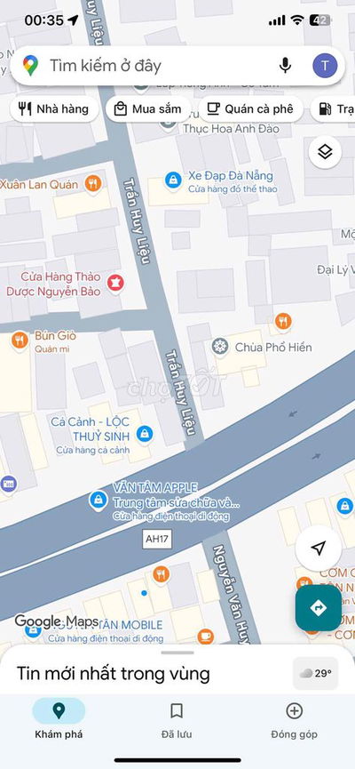 Bán đất MT đường Trần Huy Liệu Đường 7m5- Khuê Trung - Cẩm Lệ- Đà Nẵng