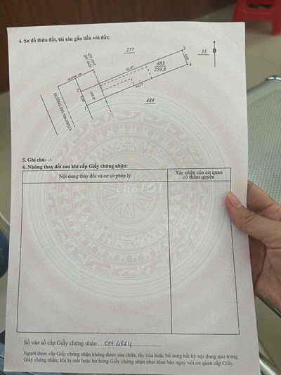 Chính chủ cần bán lô đất giá rẻ mặt đường 506 . gần trung phú giáo
