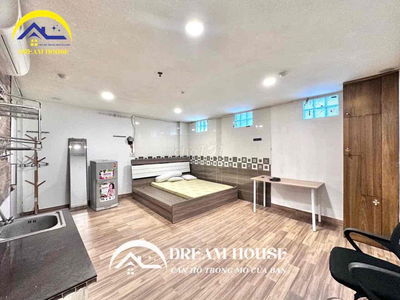 STUDIO MỚI RỘNG RÃI FULL NỘI THẤT CÓ THANG MÁY GẦN HUIT