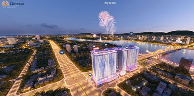 View pháo hoa chọn đời ngay đầu cầu rồng sông Hàn Đà Nẵng- căn 2PN- DT: 75,10m2 - giá TTS: 7,180 tỷ