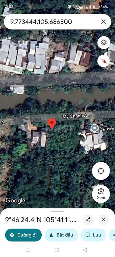 Đất nền TC lộ đan 2,5m, có mặt sông, nơi yên tĩnh Hiệp Hưng, Hậu Giang