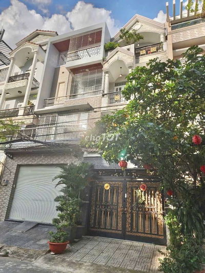 Cho Thuê Nhà 1 Trệt 3 Lầu 4PN 5WC Hẻm Xe Hơi Huỳnh Tấn Phát, Phú Thuận