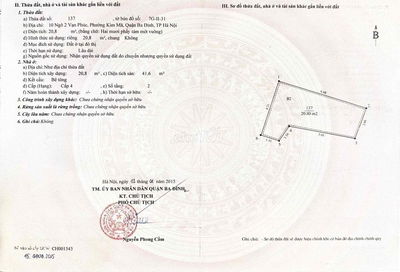 CHÍNH CHỦ BÁN NHÀ KIM MÃ, BA ĐÌNH.