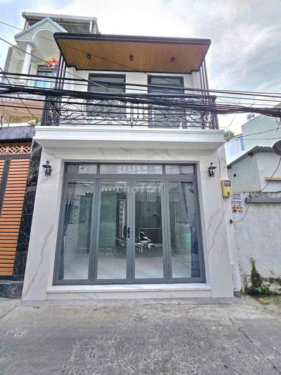 NHÀ PHỐ MẶT TIỀN HẺM XE HƠI KINH DOANH MUA BÁN - NGAY CƯ XÁ NGÂN HÀNG