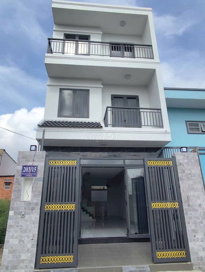 Nhà 2 lầu mái BTCT 5,1x15,8 đường nhựa 7m thông xẹc Đông Thạnh 4