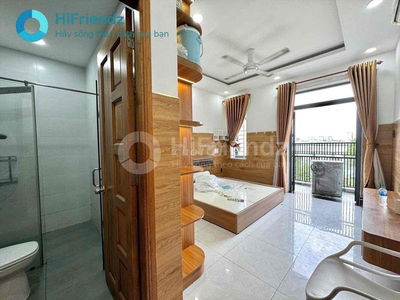 CHO THUÊ STUDIO BAN CÔNG THOÁNG MÁT FULL NỘI THẤT MỚI MÁY GIẶT RIÊNG