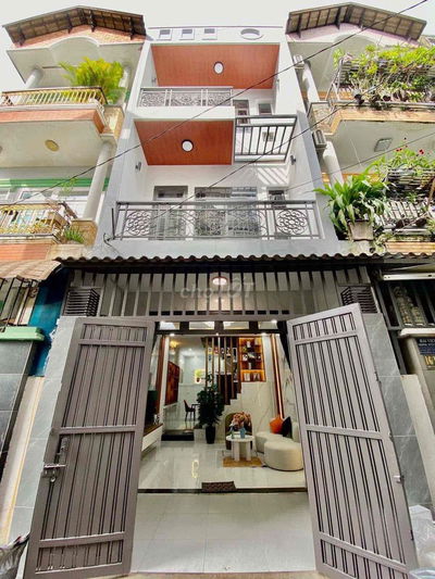 QUẬN 12. NHÀ PHỐ 3 TẤM HẺM XE HƠI. FULL NỘI THẤT PHƯỜNG THỚI AN