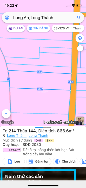 Chủ cần bán 866m2 có 200m2 thổ cư ( shr) giá cần bán 9ty có thương lượng