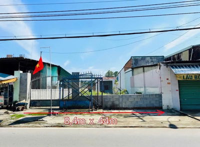 VỢ CHỒNG LY DỊ BÁN GẤP MT NHỰA TL2 CỦ CHI(8x43) 367m2 390TR,CÓ RÀO SẴN