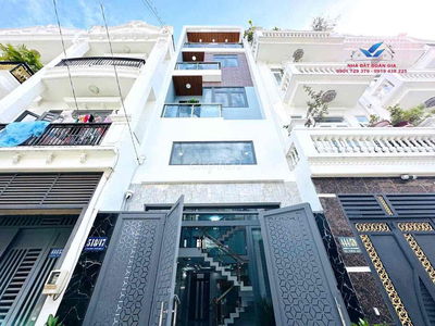 Nhà Phố 4Mx14M 1Lửng 3Lầu Hẻm 6m gần MT đường Lê Văn Khương