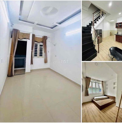 NHÀ MỚI XINH, NỘI THẤT, 1 TRỆT 2 LẦU P. NGỦ RIÊNG BIỆT,ở và đi làm OK