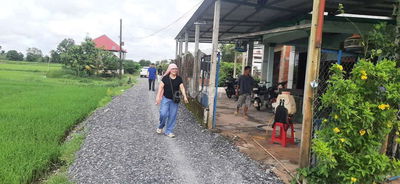 Bán lô đất Tổng diện tích 7689m2. Ngang mặt tiền 103m dài 74m. Long An