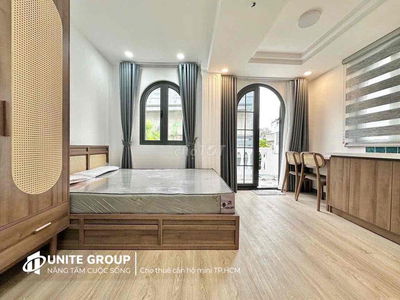 Căn hộ 1PN mới 40m2 ban công thoáng ở Cẩm Bá Thước quận Bình Thạnh