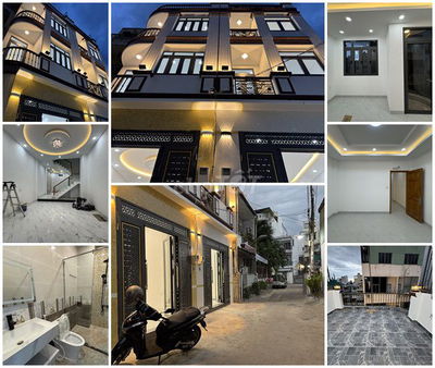 3lầu (4mx12m=48m2 vuông vức) mới 100% hẻm xe hơi khu VIP Hồ Xuân Hương