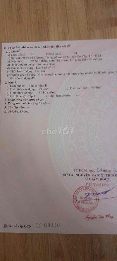 Chính Chủ Bán Nhà gần siêu thị Emark 2