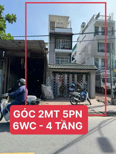Cho thuê Nhà 4 TẦNG Góc 2 Mặt Tiền Đường Lớn - P Tăng Nhơn Phú