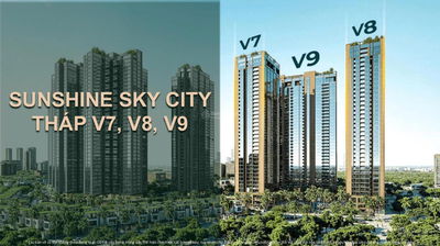 CHÍNH THỨC NHẬN BOOKING TÒA V7 - V8 - V9 DỰ ÁN SUNSHINE SKY CITY QUẬN 7, GIÁ CHỈ TỪ 7X TRIỆU/M2