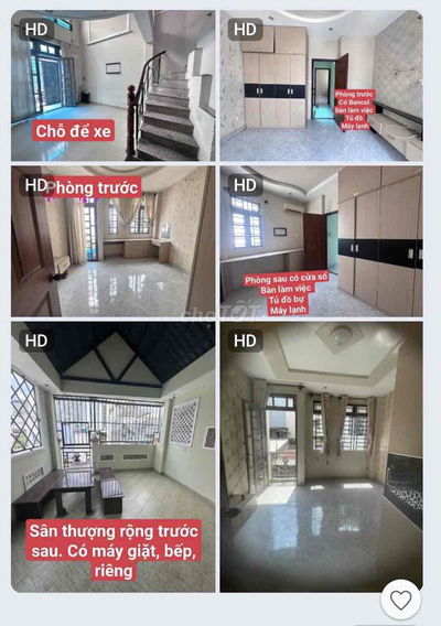 Cho thuê nguyên sàn 50m2 Phan Đình Phùng 2PN, 1WC tách bếp giá 7,8tr