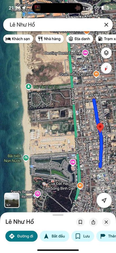 Bán Lô Đất đẹp 105m2 MT Đường 7m5 Lê Như Hổ, gần Biển Tân Trà, ĐN