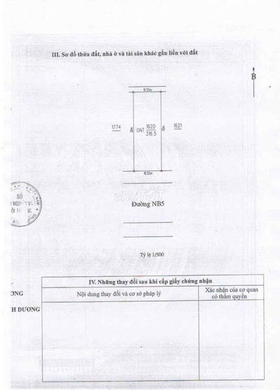 Bán đất mặt tiền đường 21 (NB5) khu VSIP IIA, Vĩnh Tân