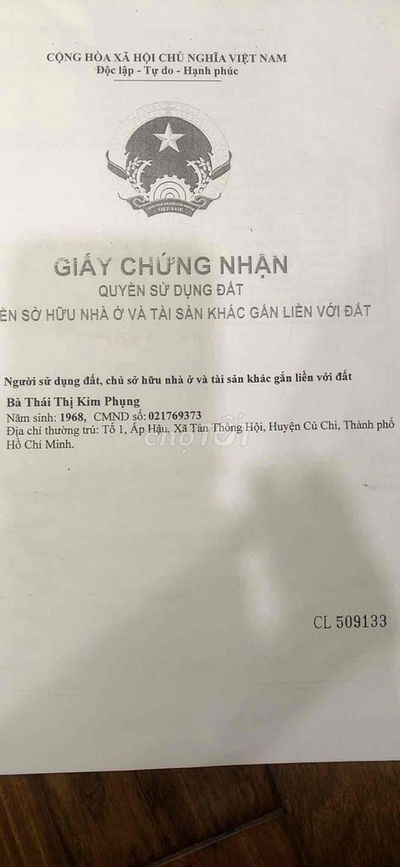 bán đất mặt tiền đường 80 xã Phước Hiệp huyện Củ Chi. có 600m2 thổ cư