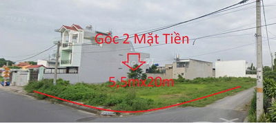 2mặt tiền Huỳnh Văn Cọ và ql22 ngang 5,5X20,4m giá 2ty150 ,shr,thổ cư