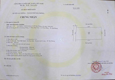 Đất 210m2 ngang 10m chia 4 lô Mỹ Trạn, Nam Sơn 2,85 tỷ