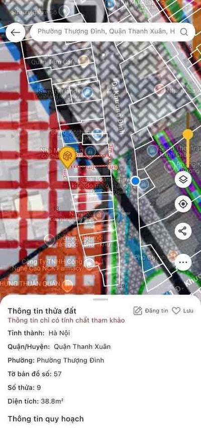 Mặt phố Khương Đình, kinh doanh, 2 ô tô tránh. 38m/sau QH còn 31m.7,5t