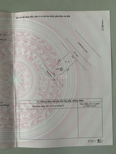 bán nền đường số 8 KDC VHTĐ, diện tích 5 dài 13m, giá bán 2,45 tỷ