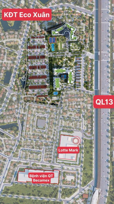 MỞ BÁN ĐỢT 1 CĂN HỘ SETIA EDENIA NẰM TRONG KĐT ECO XUÂN 10HA - VỊ TRÍ MẶT TIỀN QL13