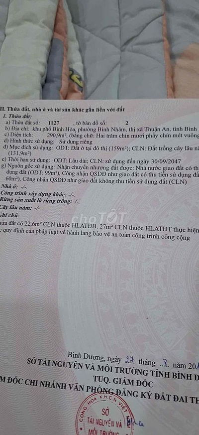 BÁN NHÀ ĐẤT BÌNH DƯƠNG