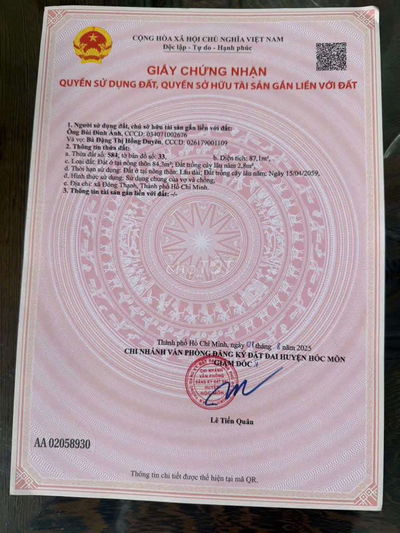 ĐẤT THỔ CƯ KDC ĐƯỜNG NGUYỄN THỊ PHA - GIÁ TỐT