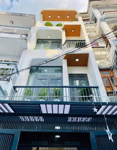 Nhà 41.6m2 Yên Thế, Tân Bình gần sân bay. Xây 1 trệt 3 lầu, hẻm 5m