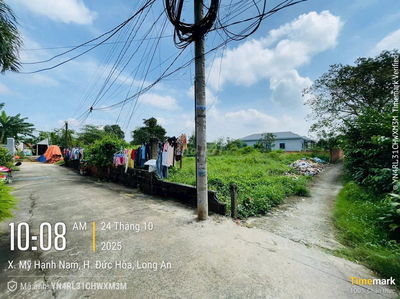 Lô đất 5x45=225m2 thổ cư 100% đối diện TTHC công xã Mỹ Hạnh