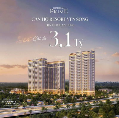 Chỉ 620 triệu sở hữu căn hộ ven sông Phú Mỹ Hưng  Khải Hoàn Prime, cam kết thuê lại 2 năm