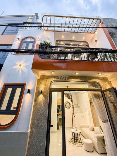 NHÀ HXH PHAN VĂN TRỊ- 2 TẦNG-3PN FULL NỘI THẤT