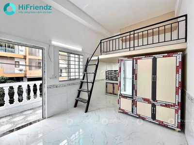 căn hộ an ninh ban công thoáng 30m2 ngay HẬU GIANG - VÒNG XOAY PHÚ LÂM