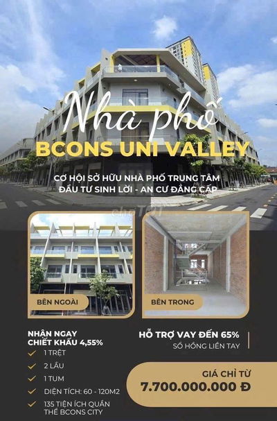 ☎️Nhà Phố Liền Kề BCONS UNI VALLEY ✅- CHIẾC KHẤU 6%🇻🇳🇻🇳