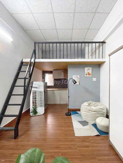 Cho thuê phòng có gác, 35m2, full nội thất ngay Điện Biên Phủ, BT