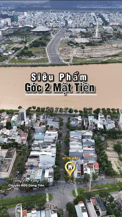 🌱Chào Bán Góc 2 mặt tiền đường 33m & 10m Đối diện tổ hợp DN Downtown👍