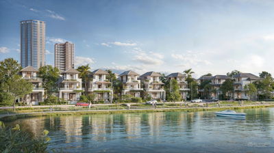 Biệt thự mặt hồ có hầm ngã tư Hoà Lạc cạnh Viettel