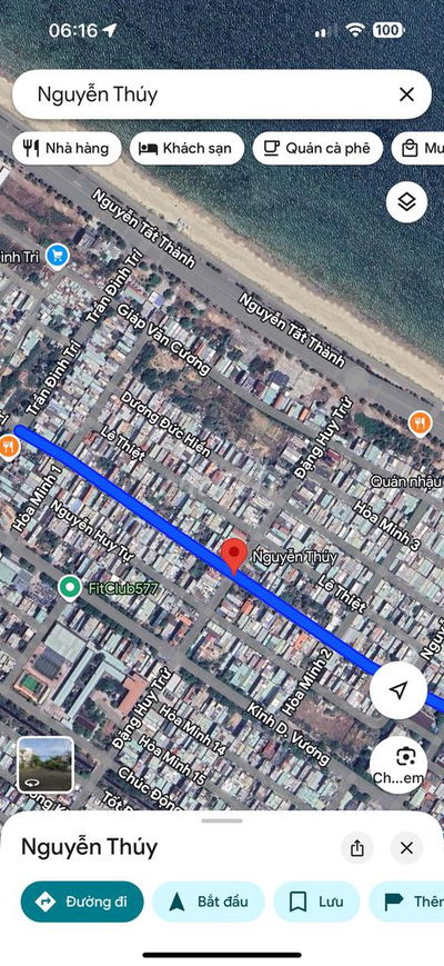 Đường 7.5m hoà minh sát biển giá rẻ